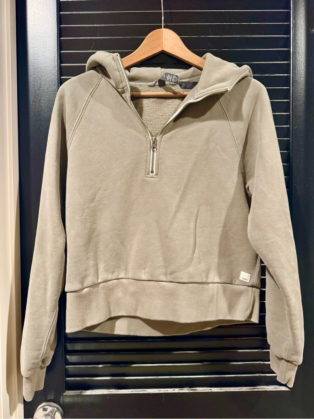Vuori XS Olive Green Half-Zip Hoodie Sweatshirt
